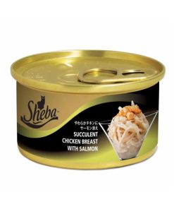 Sheba Cat Food Succulent Chicken Breast with Salmon 85g