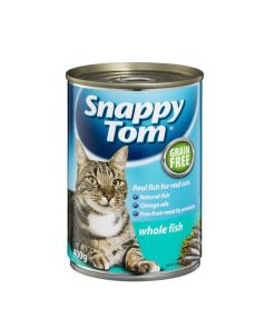 Snappy Tom Cat Canned Food Whole Fish 400g