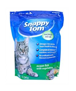 Snappy Tom Cat Dry Food Ocean Fish with Vegetables 3
