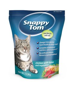 Snappy Tom Cat Dry Food Tuna with Chicken and Vegetables 1