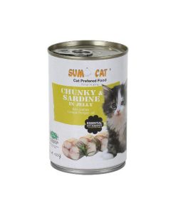 Sumo Cat Canned Food Chunky Sardine in Jelly 400g