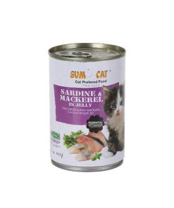 Sumo Cat Canned Food Sardine and Mackerel in Jelly 400g