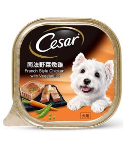 Cesar Dog Wet Food French Style Chicken with Vegetables 100g