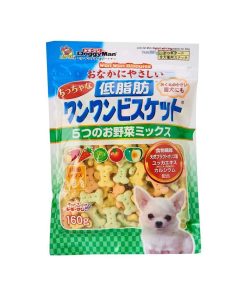 Doggyman Dog Treat Mini Low Fat Biscuit 160g