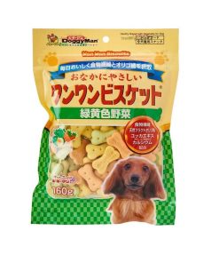Doggyman Dog Treat Soft Green and Yellow Vegetables Biscuit 160g