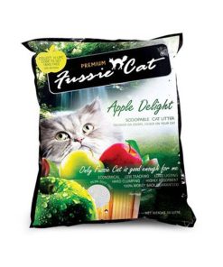 Fussie Cat Litter Apple Scoopable 10L