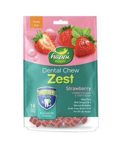 Happi-Doggy-Dental-Chew-Petite-Strawberry-2