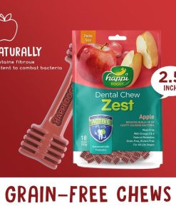 Happi Doggy Dental Chew Zest Apple 2
