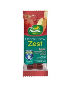Happi-Doggy-Dental-Chew-Zest-Apple-4-inch