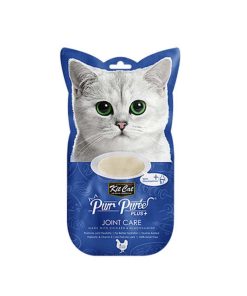 Kit Cat Purr Puree Plus Cat Treat Chicken for Joint Care 15g (4pcs)