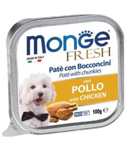 Monge Fresh Dog Wet Food Chicken 100g