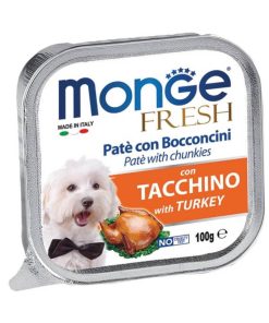 Monge Fresh Dog Wet Food Turkey 100g