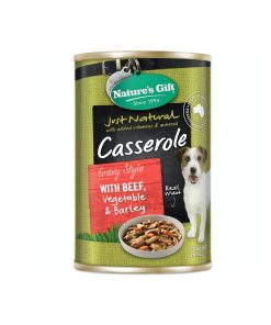 Nature's Gift Dog Canned Food Beef, Vegetables and Barley 700g