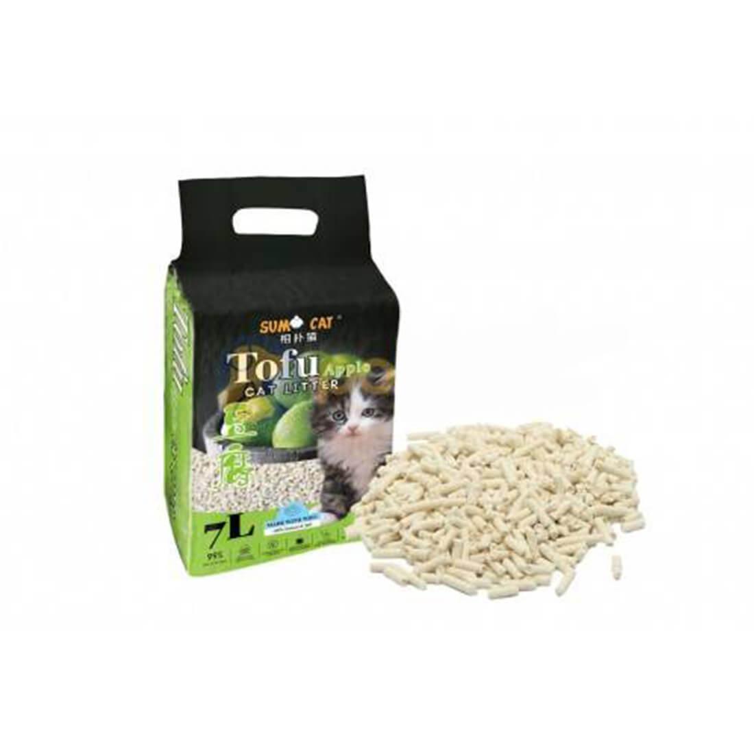 Sumo Cat Tofu Cat Litter Apple 7L Sumo Cat Tofu Cat Litter Apple 7L