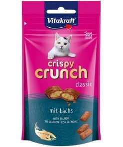 Vitakraft Cat Treat Crispy Crunch Classic Salmon 60g