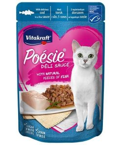 Vitakraft Cat Treat Poesie DeliSauce Cod 85g