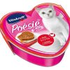 Vitakraft Cat Treat Poesie Hearts Chicken, Carrot and Apple in Jelly Tray 85g