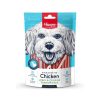 Wanpy Dog Treat Oven Roasted Chicken Jerky and Codfish Sandwich 100g