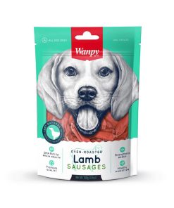 Wanpy Dog Treat Oven Roasted Lamb Sausages 100g