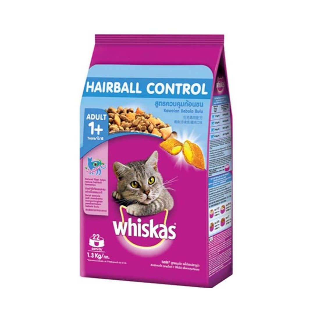 Whiskas Cat Food Chicken and Tuna for Hairball Control 1 Whiskas Cat Food Chicken and Tuna for Hairball Control 1
