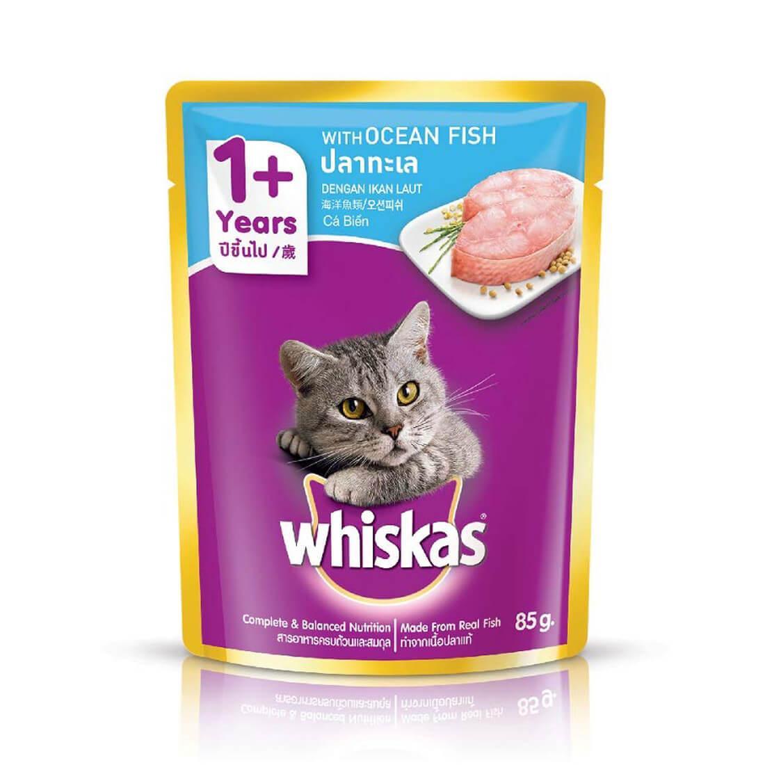 Whiskas Cat Wet Food Ocean Fish 85g Whiskas Cat Wet Food Ocean Fish 85g