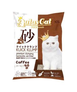 Aatas Cat Bentonite Cat Litter Kuick Klump Coffee 10L