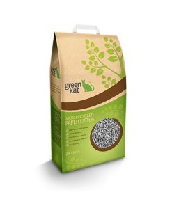 Green Kat 100 Recycled Paper Litter 24L
