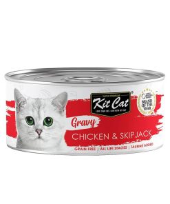 Kit Cat Canned Food Gravy Chicken and Skipjack 70g