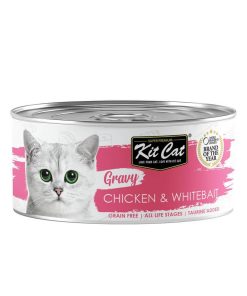 Kit Cat Canned Food Gravy Chicken and Whitebait 70g