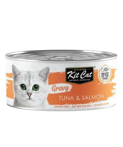 Kit Cat Canned Food Gravy Tuna and Salmon 70g