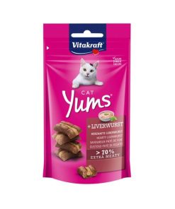 Vitakraft Cat Treat Cat Yums Liverwurst 40g