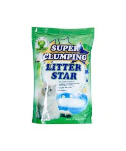 Litter Star Cat Litter Super Clumping Green Apple 5L