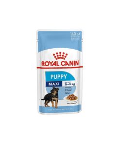 Royal Canin Dog Wet Food Maxi Puppy Pouch 140g