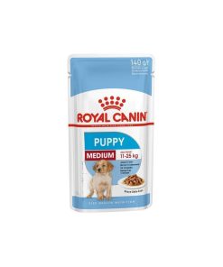 Royal Canin Dog Wet Food Medium Puppy Pouch 140g