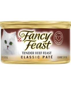 Fancy Feast Cat Canned Beef Feast in Roasted Beef Flavor Gravy 85g