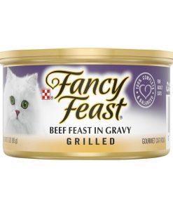 Fancy Feast Cat Canned Food Grilled Beef Feast in Gravy 85g