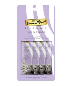 FussieCat Cat Food Puree 4 Pack Chicken Duck 2