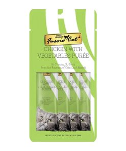 FussieCat Cat Food Puree 4 Pack Chicken Vegetables 2