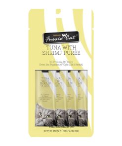 FussieCat Cat Food Puree 4 Pack Tuna Shrimp 2