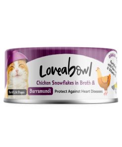 Loveabowl Chicken snowflakes in Broth with Barramundi