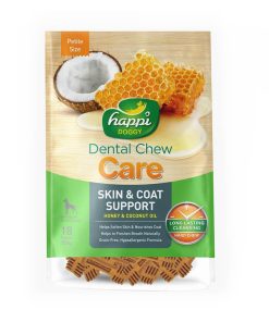 HappiDoggy Dental Chew Care Skin and Coat Support 150g