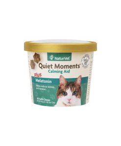 Naturvet Quiet Moments Calming Aid plus Melatonin for Cats