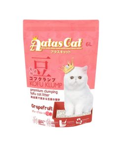 Aatas Cat Premium Clumping Tofu Cat Litter Grapefruit 6L