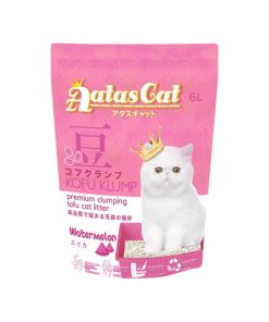 Aatas Cat Premium Clumping Tofu Cat Litter Watermelon 6L