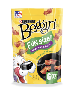 Purina Beggin Dog Treat Fun Size Original with Bacon 170g