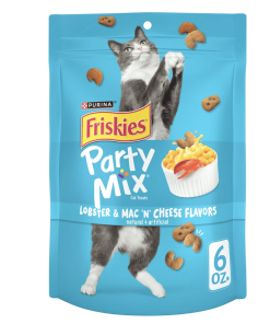Purina Friskies Cat Treat Party Mix Lobster and Mac N Cheese 60g