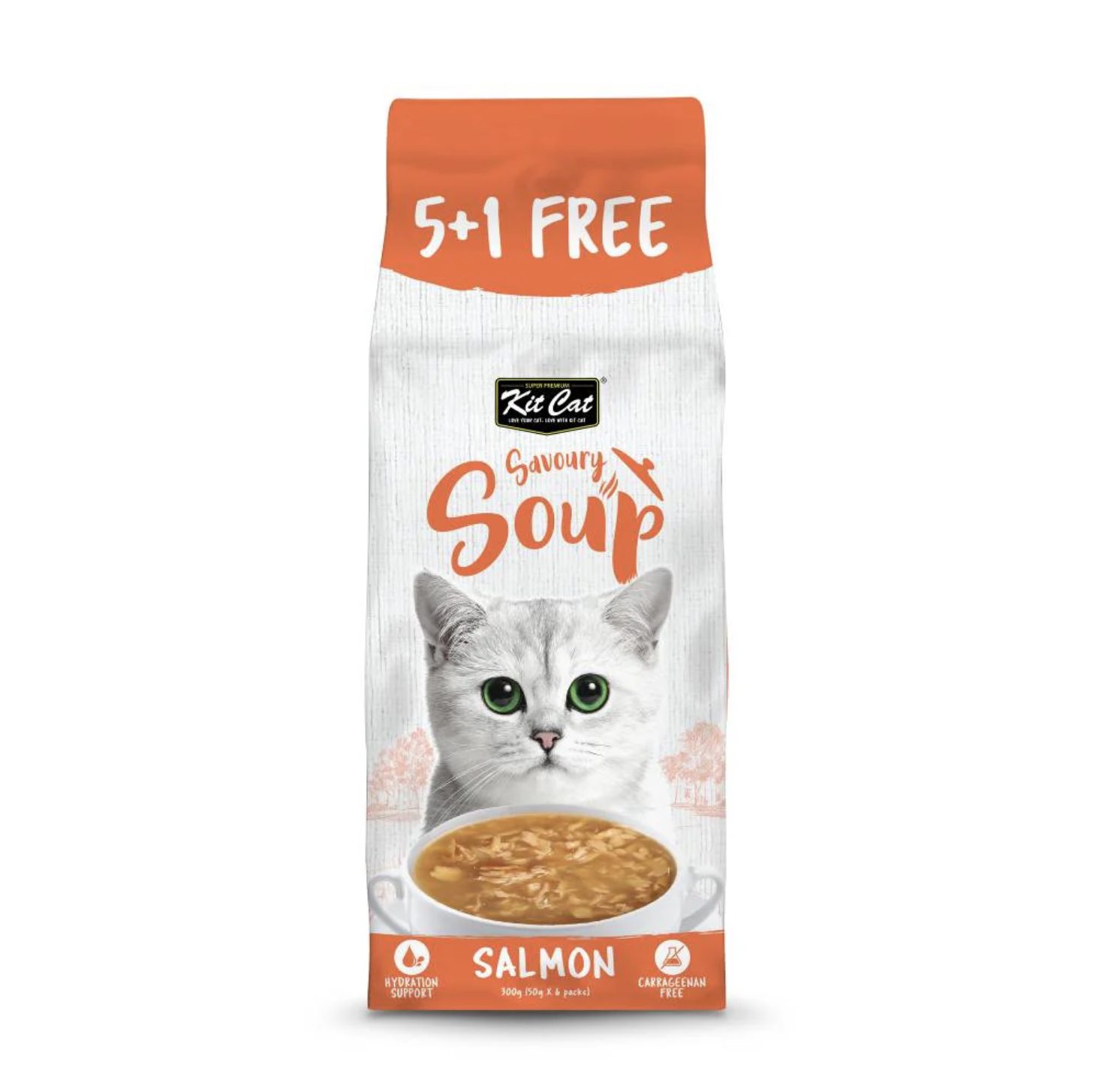 KitCat Savoury Soup Wet Food Pouches Salmon
