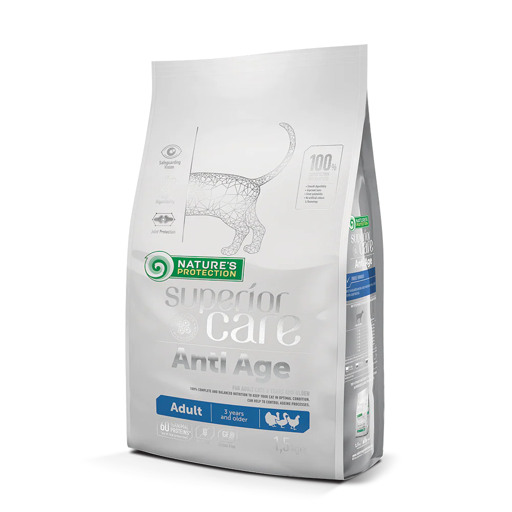 Nature's Protection Cat Superior Care Adult Anti Age 1.5kg